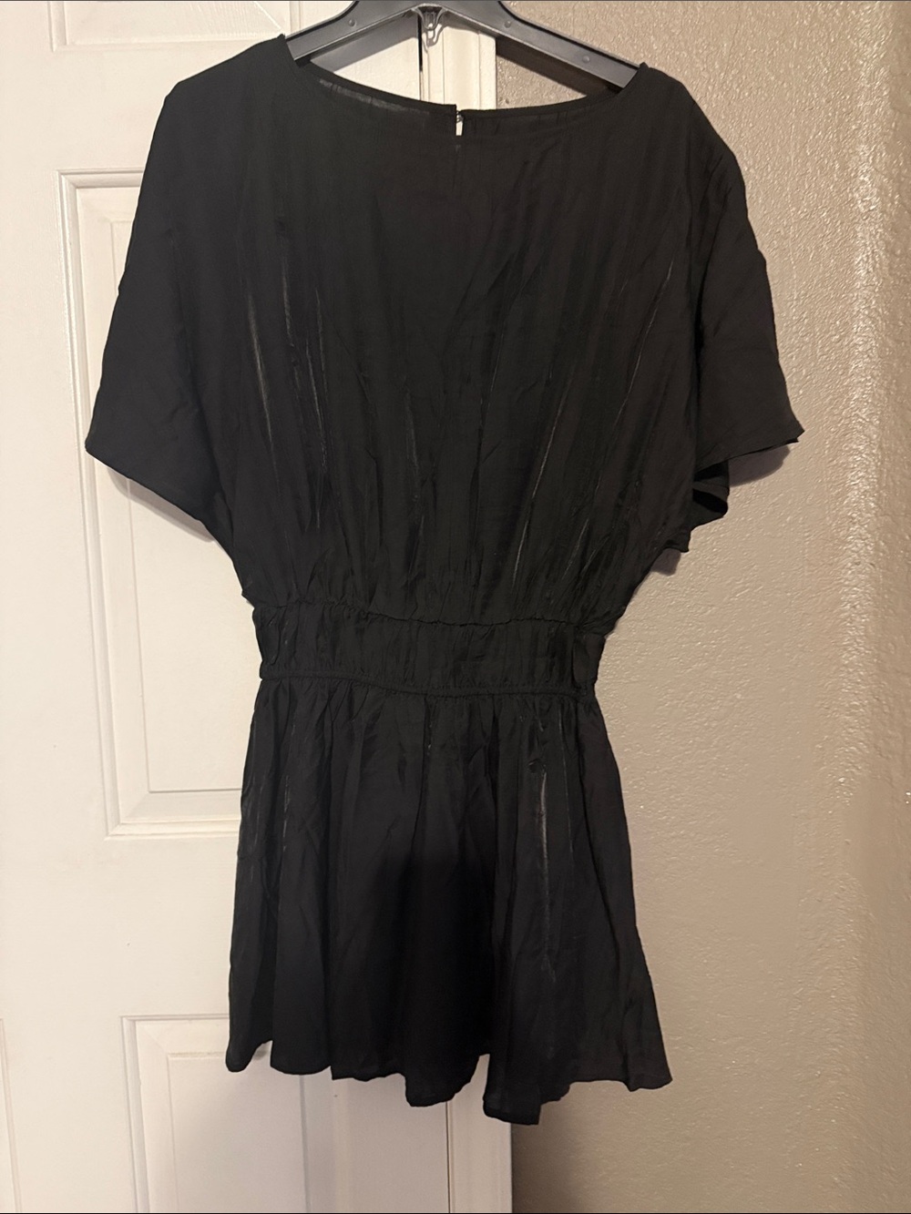 Black Women's Short Sleeve Dress